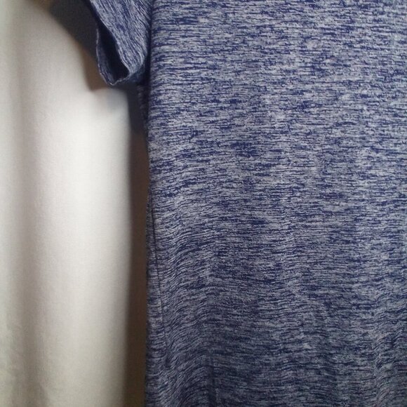 Under Armour Shirt Women S ? V-neck Short Sleeve Active Athletic Blue - Picture 2 of 16